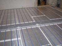 plancher chauffant / reseau de gaines